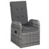 9-dijelni vrtni blagovaonski set s jastucima sivi 3099498