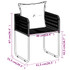 5-dijelni vrtni blagovaonski set crni 3099079