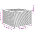 Vrtni stol sivi 55 x 55 x 37 cm od poliratana i bagremovog drva 366126