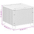 Vrtni stol crni 45 x 45 x 37 cm od poliratana i bagremovog drva 366325