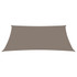 Jedro protiv sunca od tkanine pravokutno 3 x 4,5 m smeđe-sivo 135431