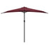 Balkonski suncobran bordo 300 x 155 x 223 cm polukružni 312502