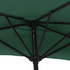 Balkonski suncobran s aluminijskom šipkom 300 x 155 cm zeleni 44592
