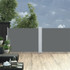 Uvlačiva bočna tenda 120 x 1000 cm antracit 48480