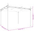 Pergola s pomičnim krovom antracit 295 x 292 x 230 cm 360116