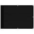 Balkonski zaslon crni 75x700 cm 100 % poliester Oxford 4000361