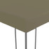 Vrtni šator 3 x 3 m smeđe-sivi 180 g/m² 312228