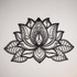 Ukrasni metalni zidni dodatak Lotus - APT524MS
