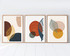 Ukrasna uokvirena MDF slika (3 komada) Huhu209 - 50 x 70