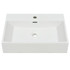 Umivaonik s Otvorom za Slavinu Keramički Bijeli 60,5x42,5x14,5 cm