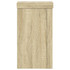 Stalci za biljke 2 kom boja hrasta 10x10x18cm konstruirano drvo n.p Stalci za biljke 2 kom boja hrasta 10x10x18cm konstruirano drvo n.p