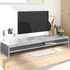 Stalak za monitor boja betona 100x24x13 cm konstruirano drvo n.p Stalak za monitor boja betona 100x24x13 cm konstruirano drvo n.p