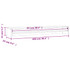 Stalak za monitor boja betona 100x24x13 cm konstruirano drvo n.p Stalak za monitor boja betona 100x24x13 cm konstruirano drvo n.p