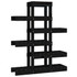 Stalak za biljke crna 85 x 25 x 109,5 cm od masivne borovine n.p Stalak za biljke crna 85 x 25 x 109,5 cm od masivne borovine n.p