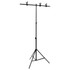 Stalak za pozadinu u obliku slova T crni 91 x 60 x (70-200) cm n.p