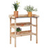 Stol za biljke s policama 78 x 38 x 82,5 cm od masivne jelovine n.p