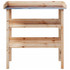 Stol za biljke s policama 78 x 38 x 82,5 cm od masivne jelovine n.p