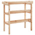 Stol za biljke s policama 78 x 38 x 82,5 cm od masivne jelovine n.p