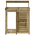 Stol za sadnju s policama 82,5 x 50 x 109,5 cm od borovine n.p