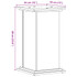 Stalak za biljke crni 33x33x60 cm konstruirano drvo n.p Stalak za biljke crni 33x33x60 cm konstruirano drvo n.p
