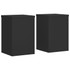 Stalci za biljke 2 kom crni 20x20x30 cm konstruirano drvo n.p Stalci za biljke 2 kom crni 20x20x30 cm konstruirano drvo n.p