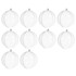 Prozirne kuglice 10 cm, set od 10 Ruhhy 22277