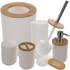 Set kupaonskog pribora - bijeli Ruhhy 24635