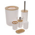 Set kupaonskog pribora - bijeli Ruhhy 24635