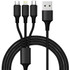 4x USB auto punjač + Xtrobb 19907 kabel