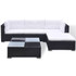 Vrtni Sofa Set 14 Kom Poli Ratan Crni
