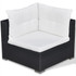 Vrtni Sofa Set 14 Kom Poli Ratan Crni