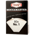 Moccamaster Papirnati filteri za kafu, jednokratni, 80 kom. - Paper coffee filters Nr 1
