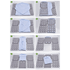 NN-Su Plastični preklop za presavijanje veša - Plastic Laundry Storage Fold