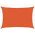 Jedro za zaštitu sunca 160 g/m² pravokutno narančasto 4x5m HDPE