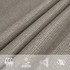 Jedro zaštitu sunca 160g/m² pravokutno svijetlosivo 2x2,5m HDPE