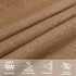 Jedro za zaštitu od sunca 160 g/m² smeđesiva 3 x 6 m HDPE