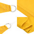 Jedro za zaštitu od sunca 160 g/m² pravokutno žuto 4 x 7 m HDPE
