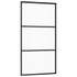 Klizna vrata s priborom ESG staklo i aluminij 102 x 205 cm