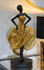 Fashion Dancing Woman Gold Cm 16,5x15x36