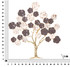 Zidna Dekoracija Albero Purpy Cm 73,7x5x80