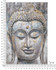 Ručno Radena Zidna Slika Lice Buddha Svjetlo -A- Cm 80x3x120