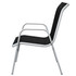 Vrtni Blagovaonski Set 5 kom Čelik 80x71 cm Crno Sivi