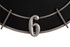Zidni Sat Silver Glam Cm Ø 60x4,5