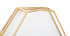 Zidni Sat Goldy Osmerokutni Cm 56x6,5x56