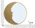 Zidno Ogledalo Moon Cm Ø 72,5x2,3