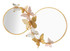 Ogledalo Zidno Duplo Farfalle Roza Cm 81x3x52,5