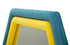 Zidno Ogledalo Tony Blue/Yellow Velvet Cm 75x4x80