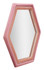 Zidno Ogledalo Tony Mix Pink Velvet Cm 75x4x80