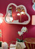 Zidno Ogledalo Cloud Pink Velvet Cm 90x4x60