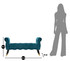 Klupica Paris Teal/Zlato Cm 120x40x60